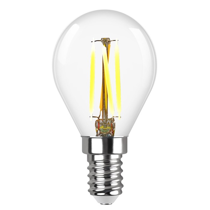 

Лампа filament, шар, G45, теплый свет, 7Вт, E14, 2700K, 695Лм, 32482 9, REV
