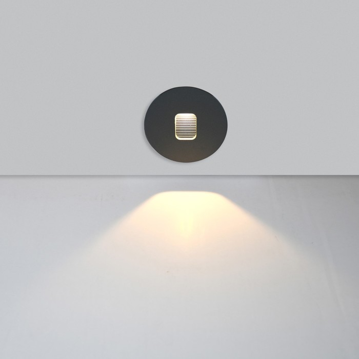 фото Светильник настенный встраиваемый duwi nuovo led, 100х45х100мм, алюм, 3000к, ip54, сер, 1 луч, 9905