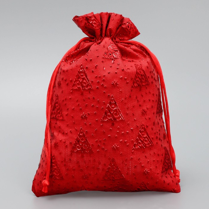 Мешочек подарочный парча «Новогодний переполох», 16 × 24 см +/- 1.5 см мешочек сумка новогодний подарочный кролик эдуард