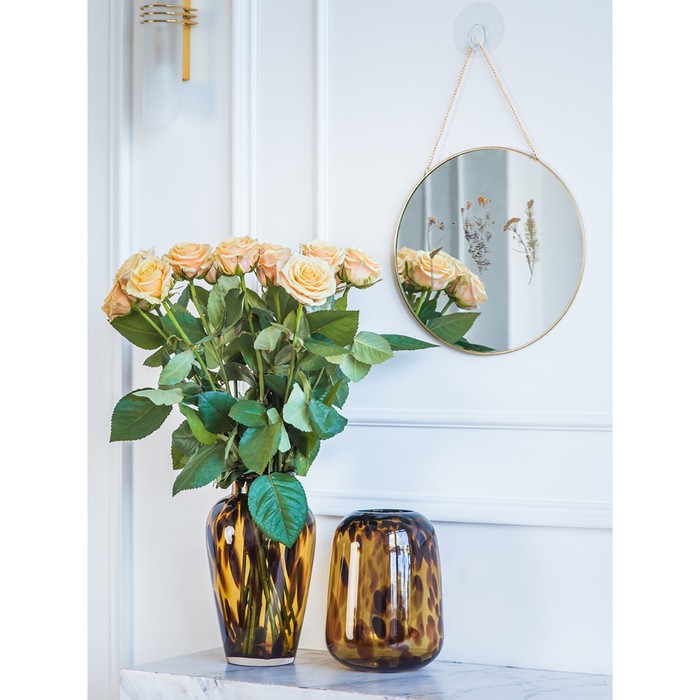 фото Декоративное зеркало «цветы», 29×29×0,4 см вещицы