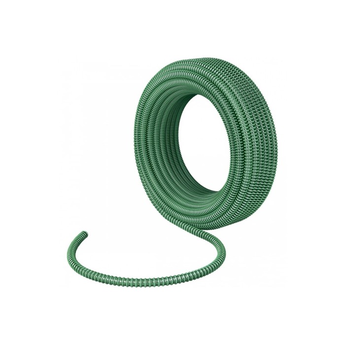 

Шланг, ПВХ, d = 19 мм, L = 15 м, армированный, гофрированный, напорно-всасывающий, Сибртех