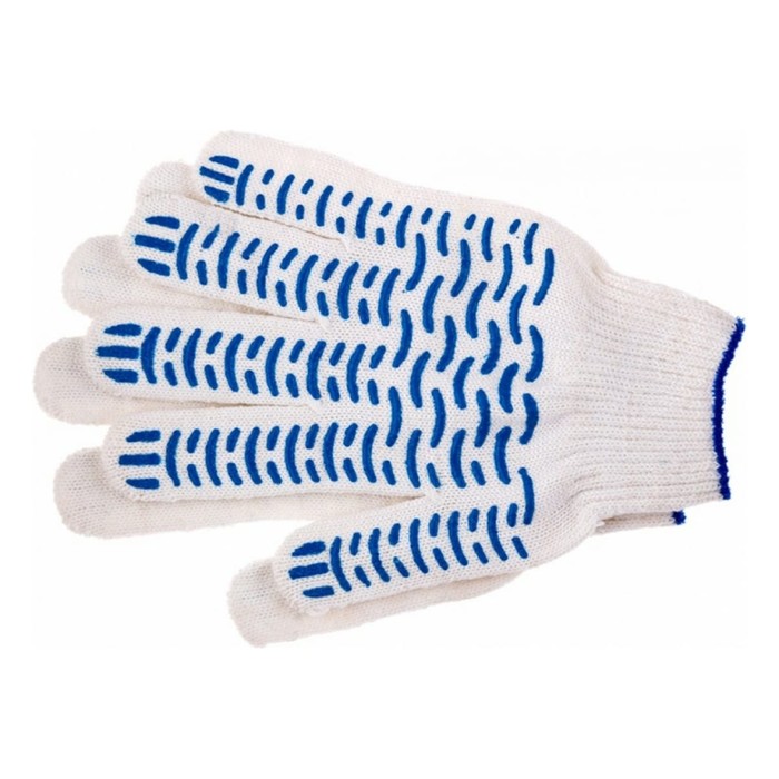 Перчатки рабочие, трикотажные, с ПВХ точками, вязка класс 10, усиленные перчатки рабочие утепленные усиленные berta хлопковые размер xl