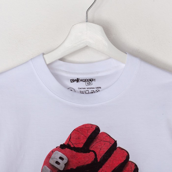 Футболка мужская Collorista 3D "В мужике должно быть", размер M (46), 100% хлопок, трикотаж