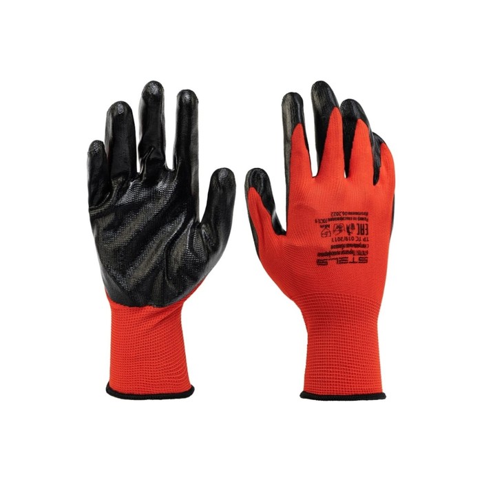 

Перчатки, вязка класс 13, с нитриловым обливом, размер 9, Palisad