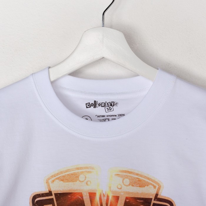 Футболка мужская Collorista 3D "Светлое завтра", размер XL (50), 100% хлопок, трикотаж