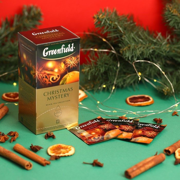 Чай Greenfield  Christmas Mystery black tea, 25 x 1,5 г
