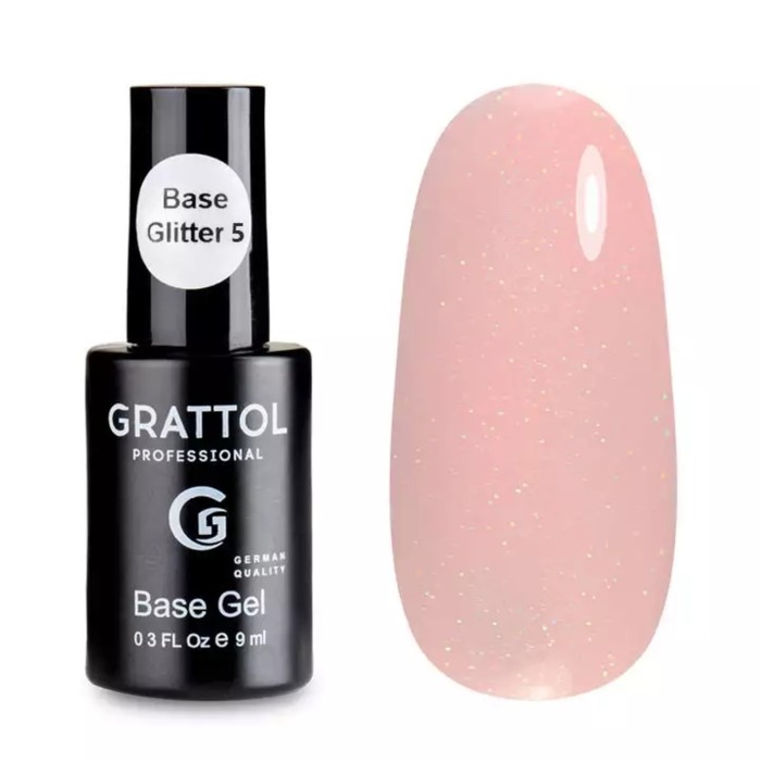 

База Grattol Glitter №05, 9 мл