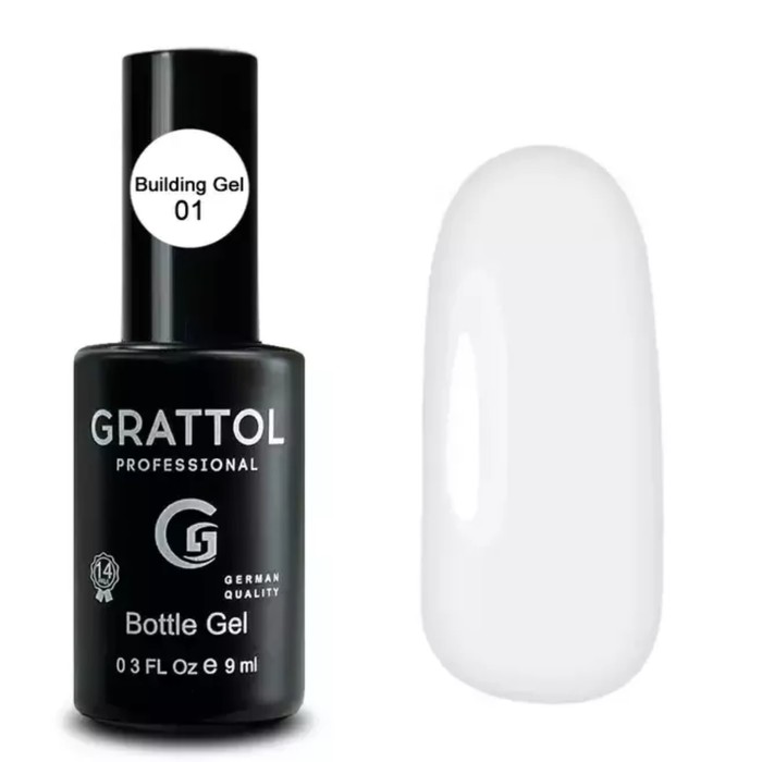 цена Гель для моделирования Grattol Bottle №01, 9 мл