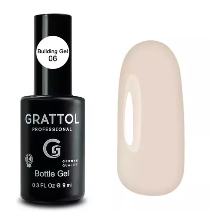 Гель для моделирования Grattol Bottle №06, 9 мл