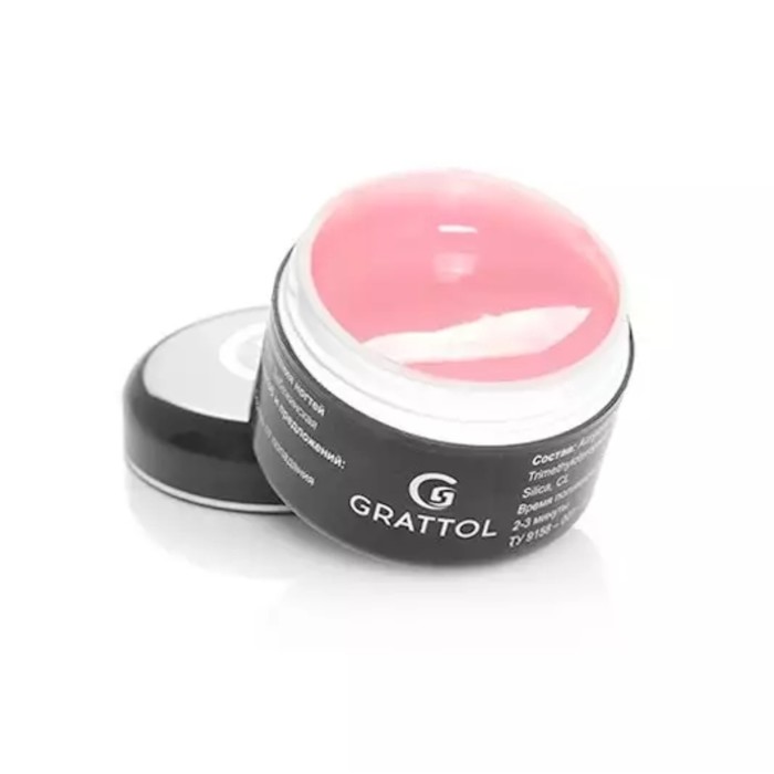 grattol swift light gel Гель для моделирования Grattol Camouflage Gel Light Pink, 15 мл