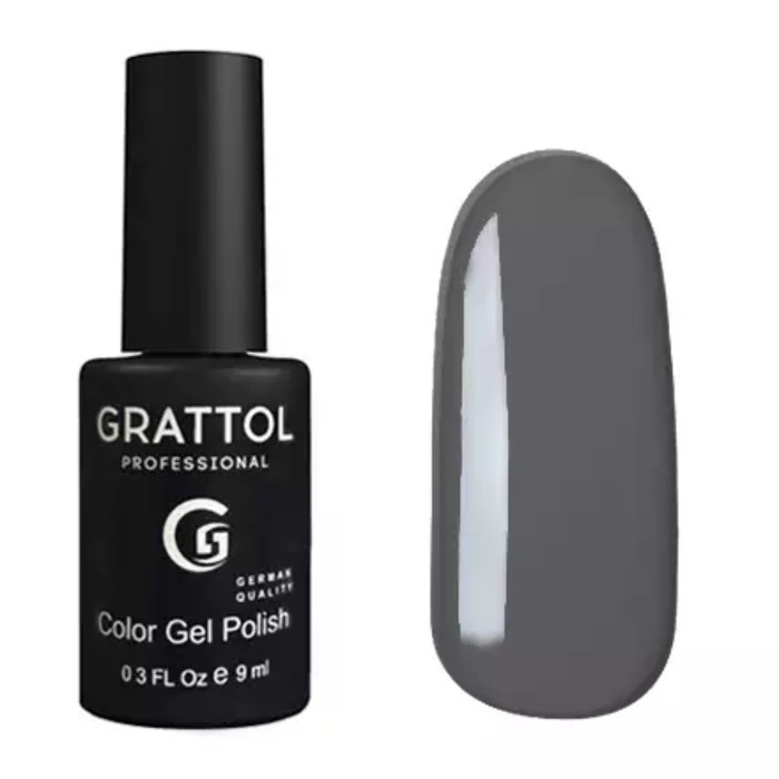 Гель-лак Grattol Color Gel Polish, №018 Grаy, 9 мл