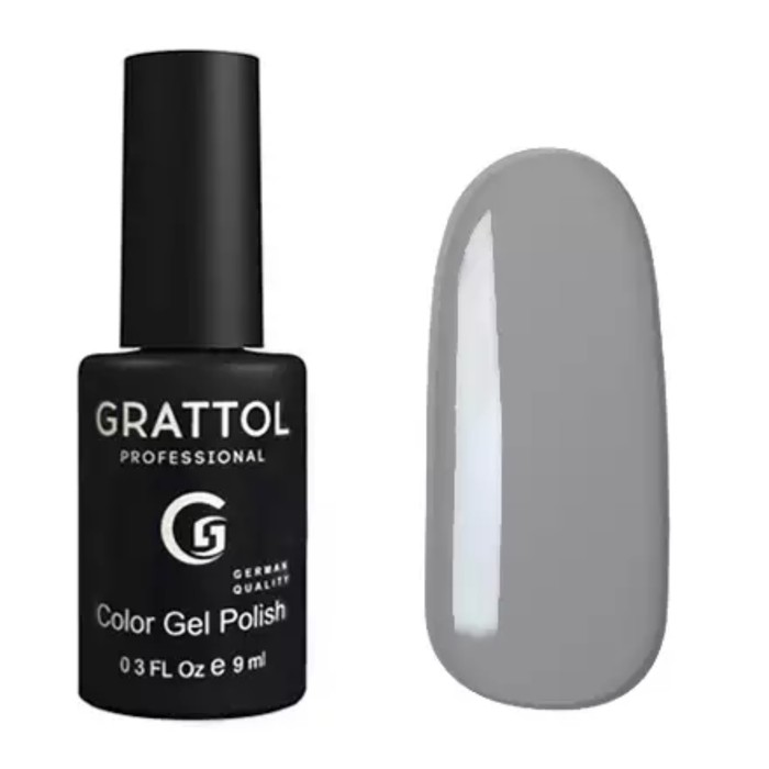 Гель-лак Grattol Color Gel Polish, №019 Pastel Grаy, 9 мл