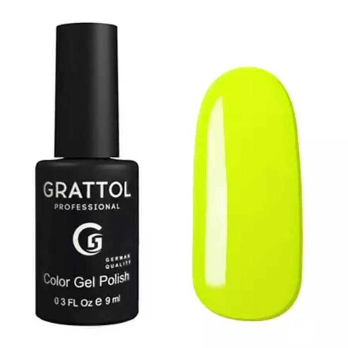 фото Гель-лак grattol color gel polish, №036 lemon, 9 мл