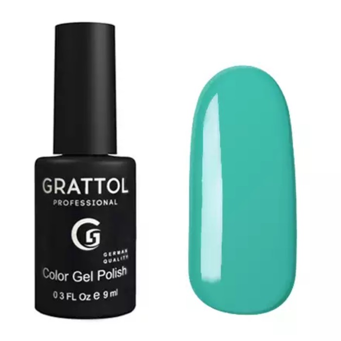 Гель-лак Grattol Color Gel Polish, №061 Light Turquoise, 9 мл гель лак ellis 061