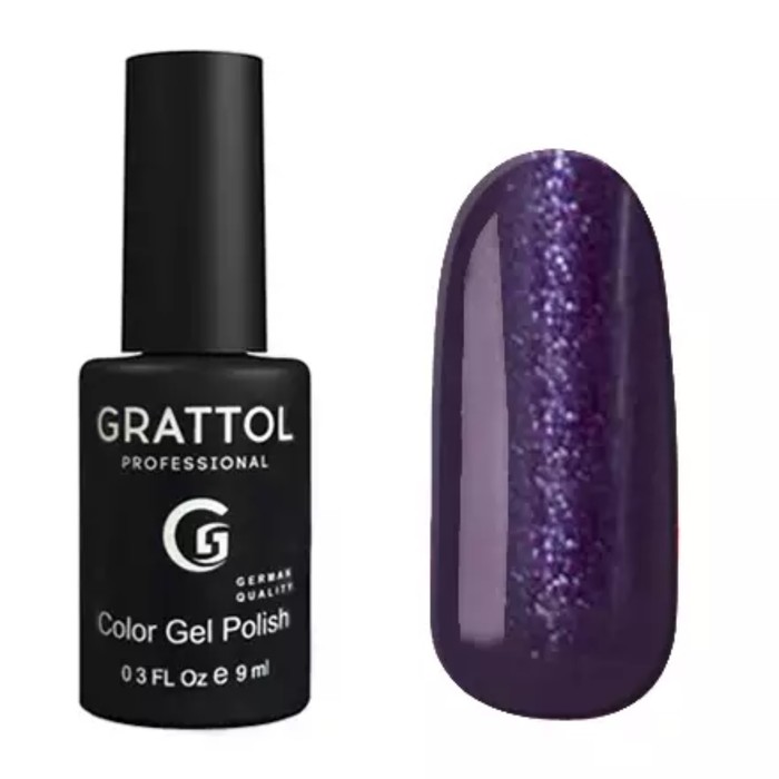 Гель-лак Grattol Color Gel Polish, №091 Shining Purple, 9 мл