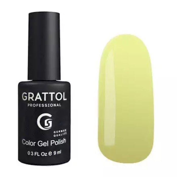 

Гель-лак Grattol Color Gel Polish, №125 Light Yellow, 9 мл