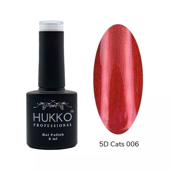 

Гель-лак HUKKO «Кошачий глаз» 5D №06, 8 мл