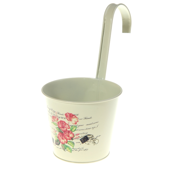 Кашпо подвесное "Альстромерия" с крючком, среднее