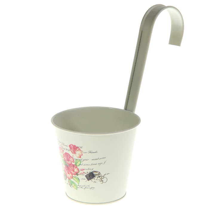 Кашпо подвесное "Альстромерия" с крючком, малое