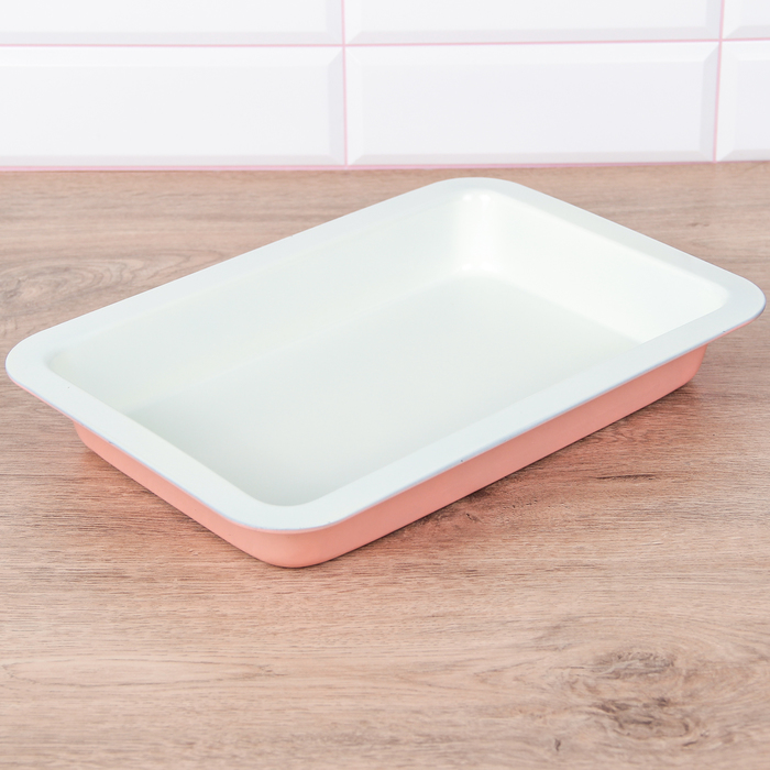 Форма для выпечки с керамическим покрытием "Флёри. Прямоугольник" 34х21х5 см