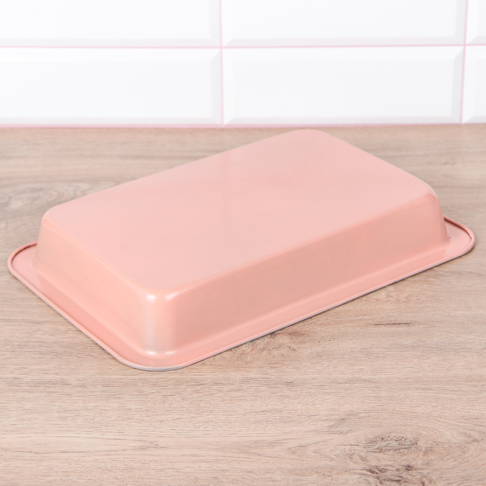 Форма для выпечки с керамическим покрытием "Флёри. Прямоугольник" 34х21х5 см