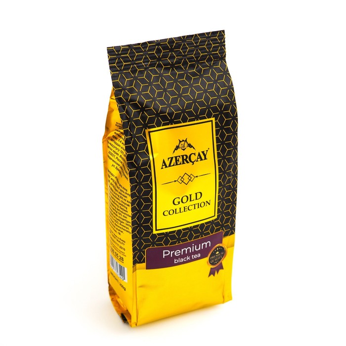 

АЗЕРЧАЙ черный премиум Gold collection бум. уп. 250гр*24