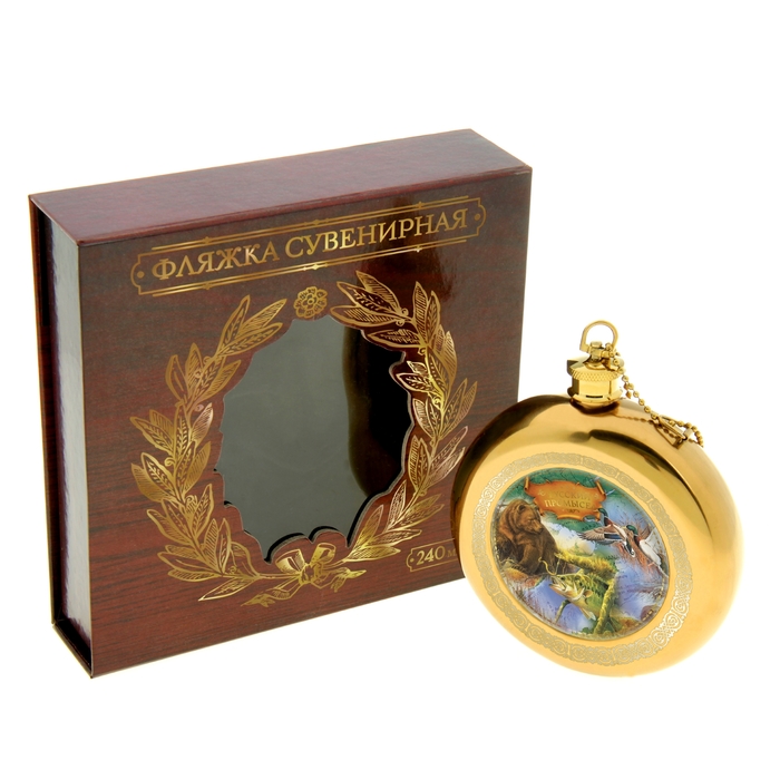 Фляжка "Карта.Русский промысел" 240 мл