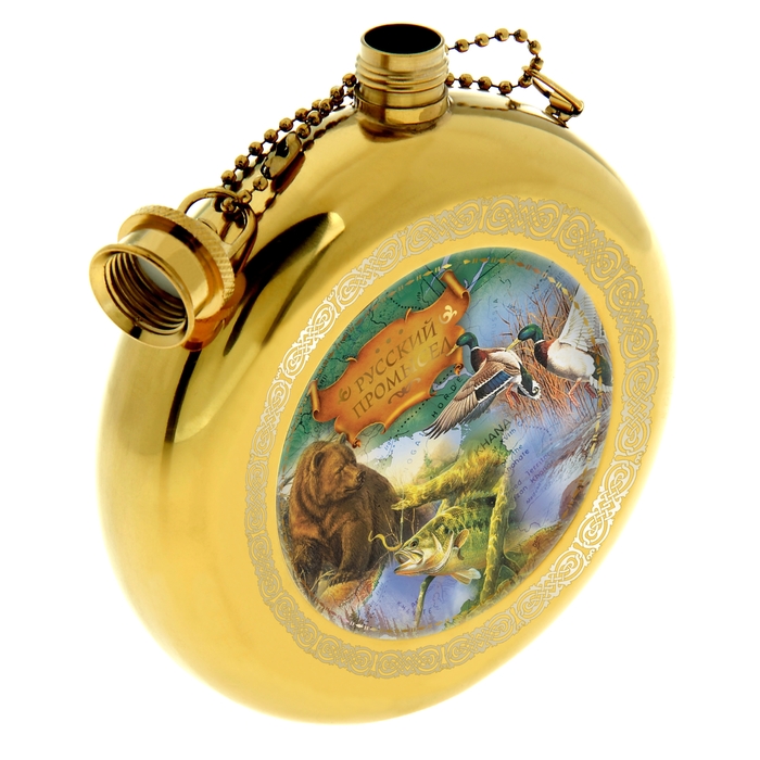 Фляжка "Карта.Русский промысел" 240 мл
