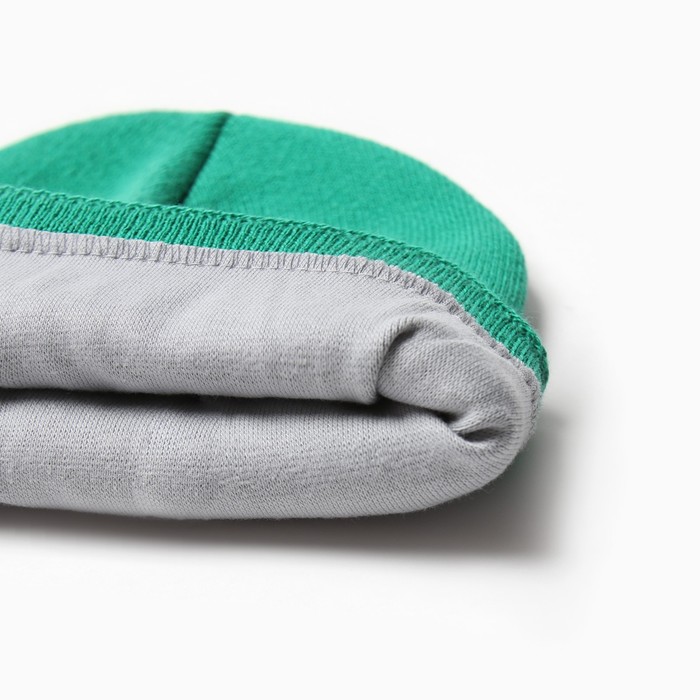 фото Шапка детская minaku р-р 46-48, цвет зеленый
