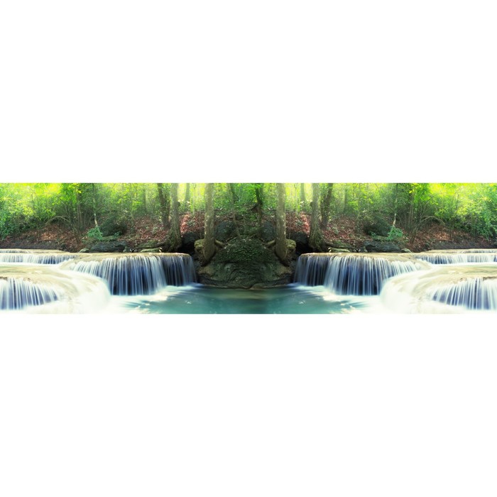 Фотосетка, 600 × 155 см, с фотопечатью, «Тайный водопад» фотосетка 600 × 155 см с фотопечатью путь к мечети