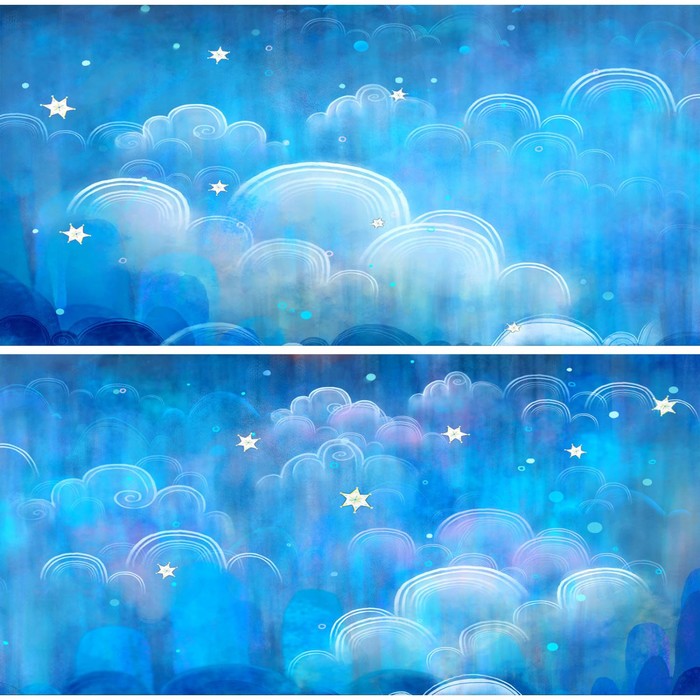 Фотосетка, из двух полотен по 320 × 155 см, с фотопечатью, «Волшебные облака» фотосетка из двух полотен по 320 × 155 см с фотопечатью терраса в горах