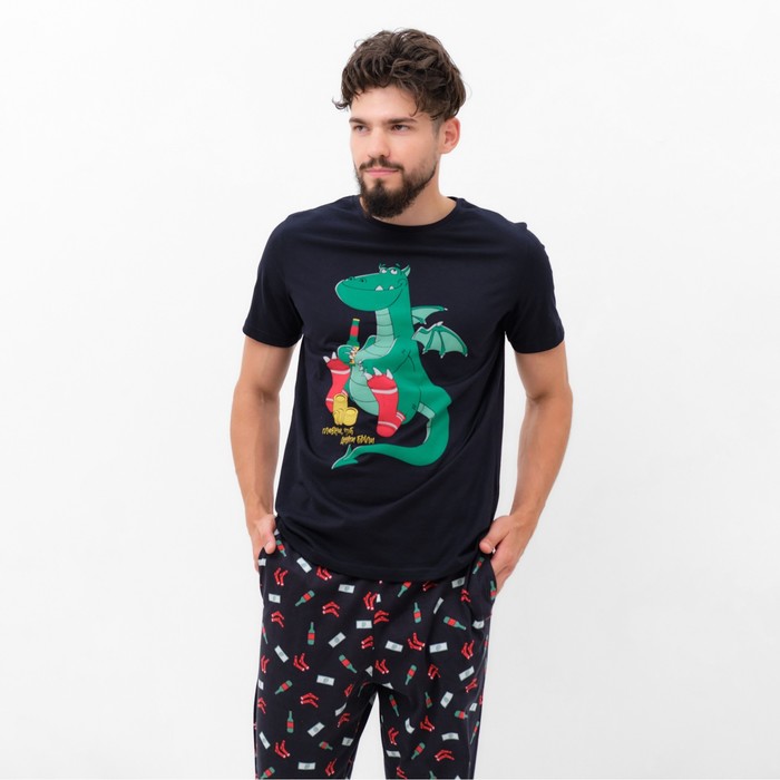 

Пижама мужские KAFTAN "Чтоб деньги были" р.56