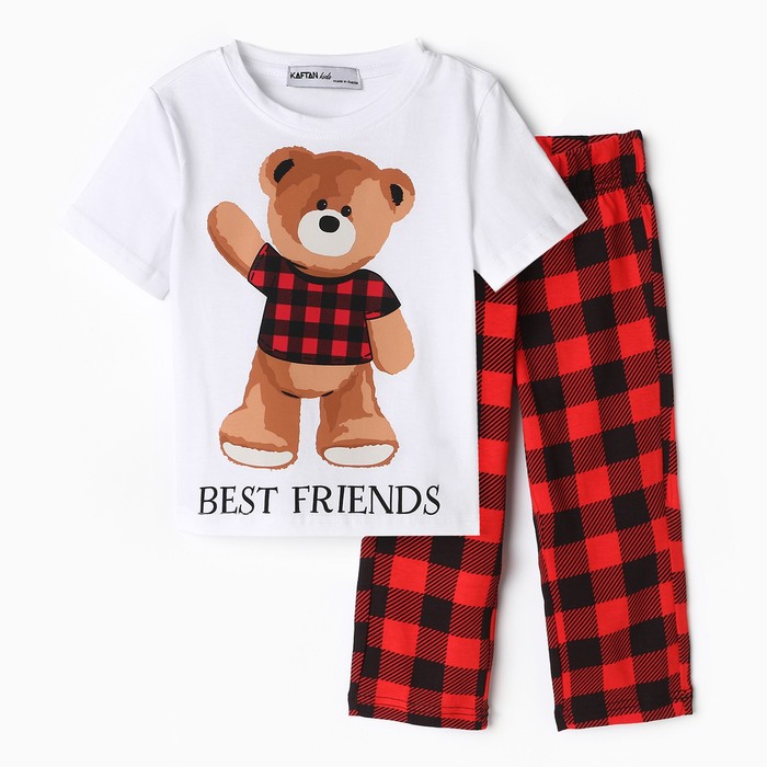 

Пижама детская KAFTAN Best friends р.32 (110-116)