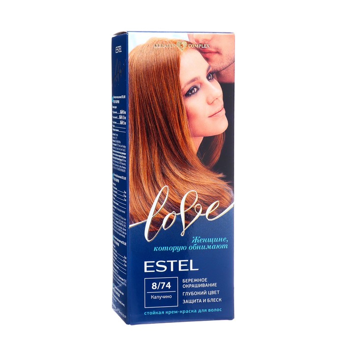 Стойкая крем-краска для волос ESTEL LOVE капучино крем краска для волос estel love 1 0 черный 115 мл