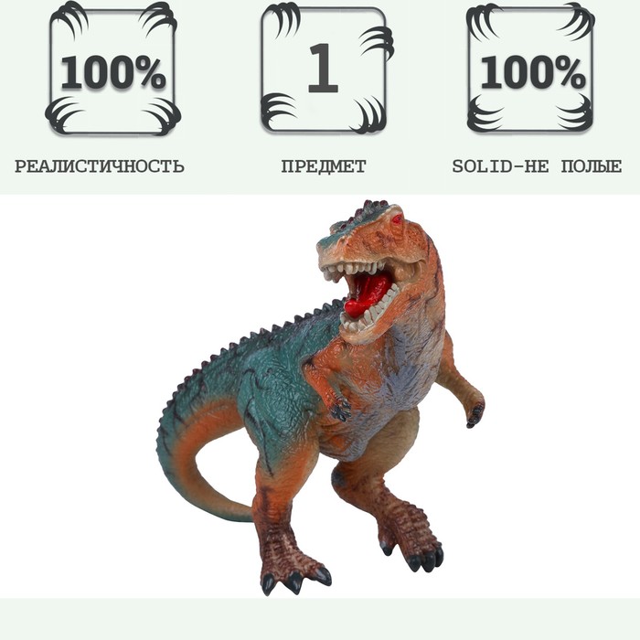 Фигурка динозавра «Мир динозавров: гиганотозавр» фигурка мир динозавров гиганотозавр mm216 043