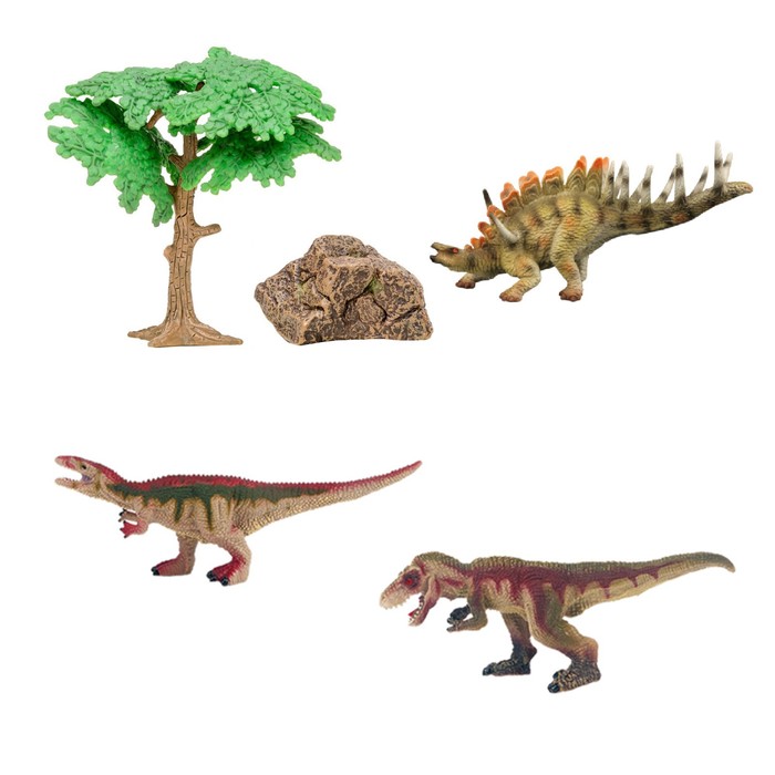цена Набор фигурок «Мир динозавров», 5 фигурки