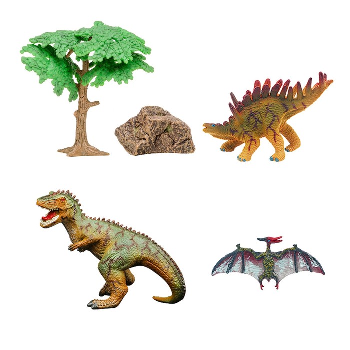 Набор фигурок «Мир динозавров», 5 фигурок набор фигурок мир динозавров artyk