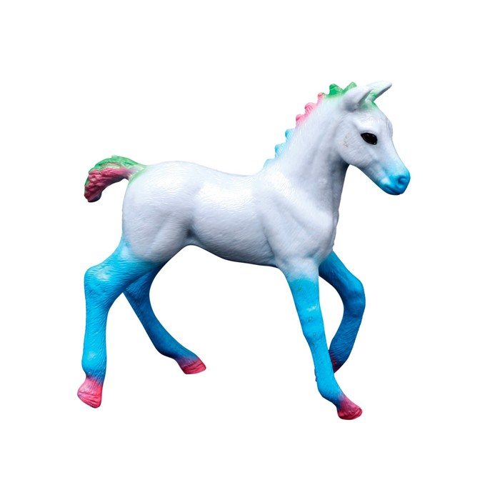 Фигурка «Мир фэнтези: голубой жеребёнок сказочной лошади» фигурка лошади collecta жеребёнок единорога голубой
