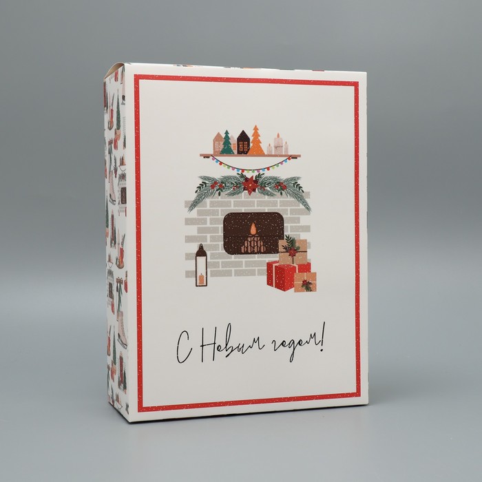 Коробка складная «Хюгге», 22 × 30 × 10 см складная коробка шары 22 × 30 × 10 см