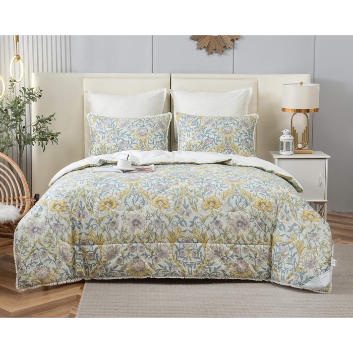 

Комплект 1.5 сп: одеяло 150x210 см, простыня 180x230 см, наволочки 50x70 см - 2 шт