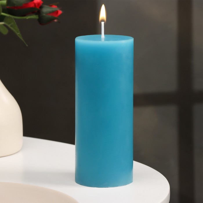 Свеча-цилиндр ароматическая Черника, 6х15 см свеча цилиндр ароматическая вишня 6х15 см