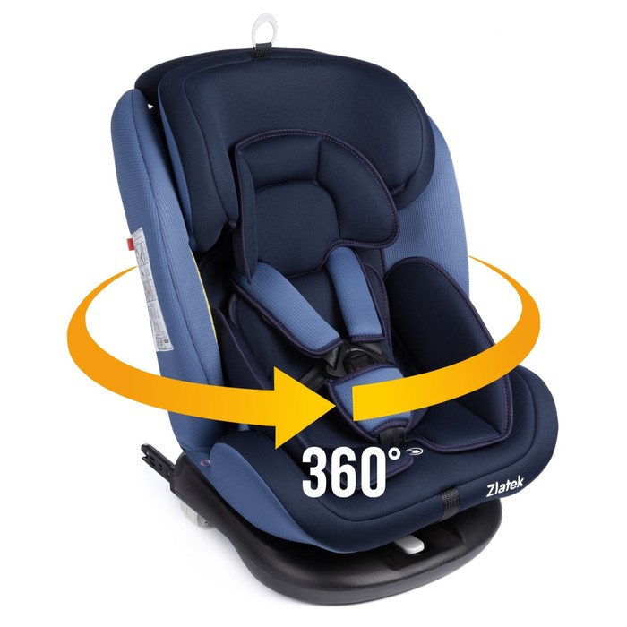 

Автокресло детское Zlatek Cruiser, ISOFIX, гр. 0+/I/II/III, 0-36 кг, 0-12 лет, синий