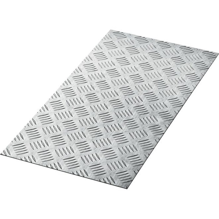 Рифленый лист ЗУБР Квинтет 53833, алюминиевый, 300х600 х1.5 мм