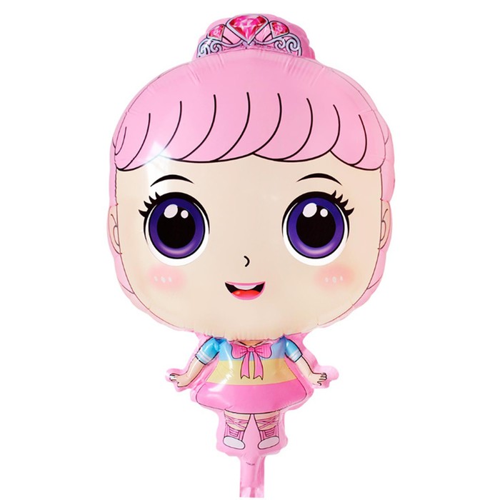 Шар фольгированный 29 «Милая девочка» шар фольгированный 25 милая куколка фиолетовое платье