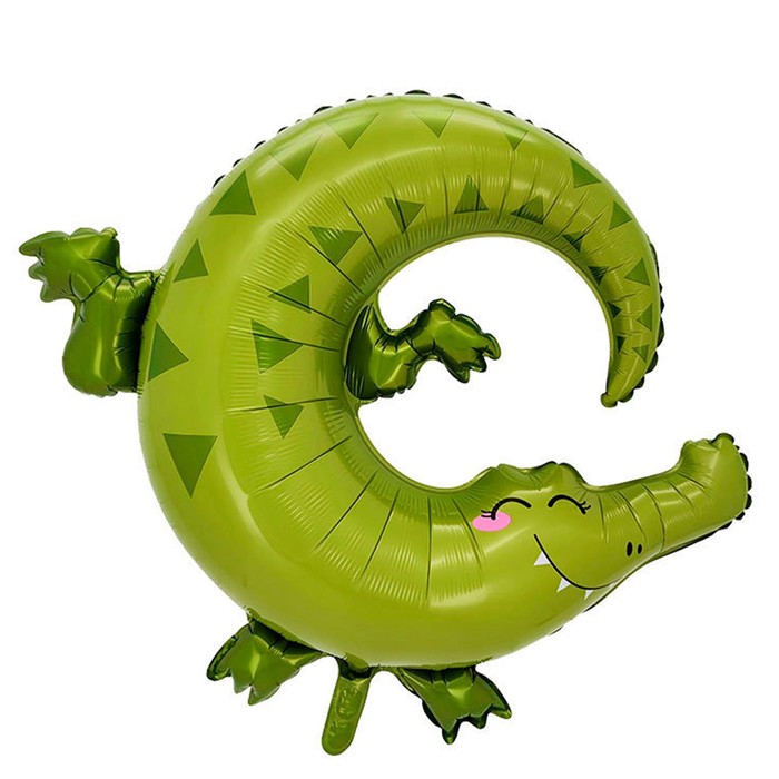 Шар фольгированный 25 Крокодил шар фольгированный 34 крокодил фигура