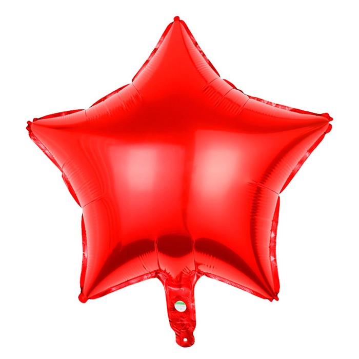 Шар фольгированный 18 «Звезда - красная» шар фольгированный 18 карамельный сатин звезда