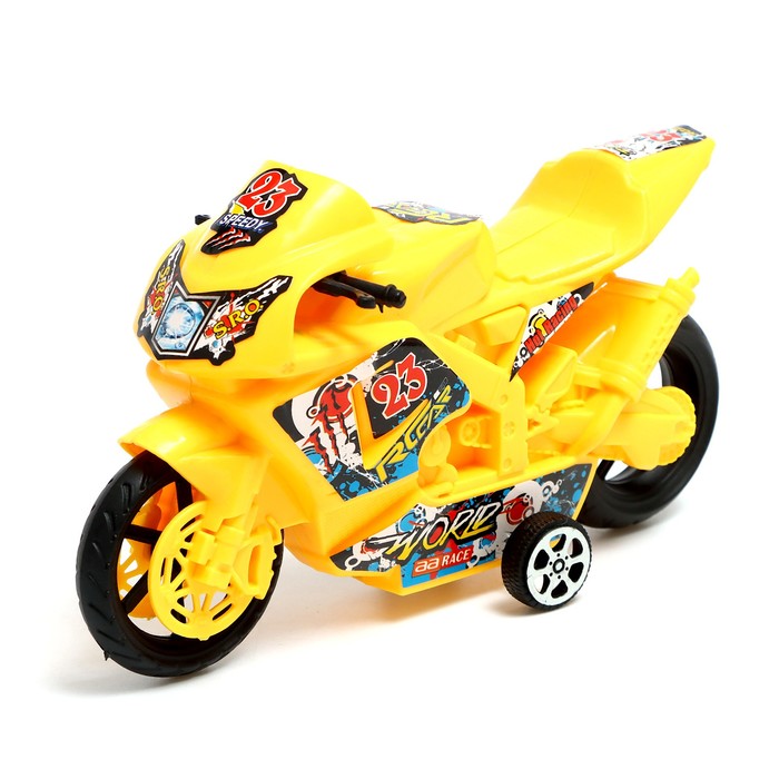 Мотоцикл инерционный «Спорт», МИКС мотоцикл инерционный квадрик цвета микс
