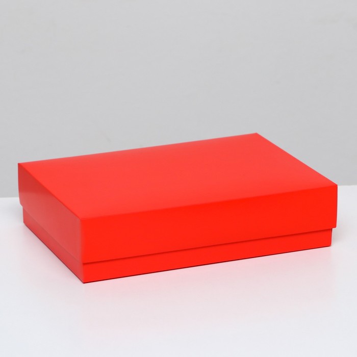 Коробка складная, красная, 21 х 15 х 5 см коробка складная лаванда 21 х 15 x 5 см