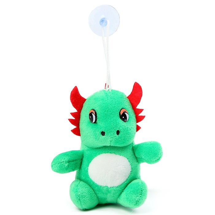 Мягкая игрушка «Динозаврик» на присоске, 10 см, цвет МИКС мягкая игрушка нежная микс 10 см