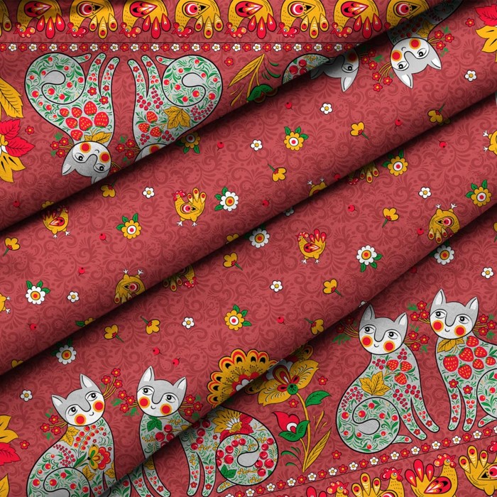 

Рогожка набивная, длина 10 м, ширина 150 см, рисунок 62137, вид 1